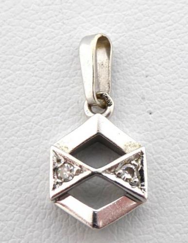 White gold and diamonds pendant White gold and diamonds pendant