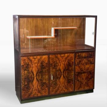 Cabinet - oak veneer, walnut veneer - 1930 Cabinet - oak veneer, walnut veneer - 1930