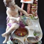 Allegory of art - painting, porcelain sculpture Allegory of art - painting, porcelain sculpture