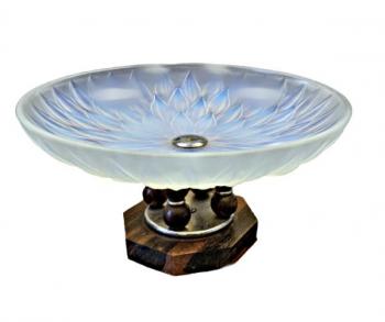 Glass Bowl - opal glass - 1930 Glass Bowl - opal glass - 1930