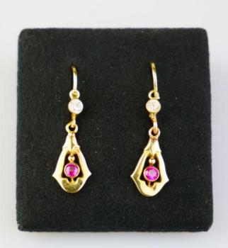 Gold Earrings - gold - 1930 Gold Earrings - gold - 1930