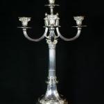 Silver Candelabra - silver - Gebrüder Deyhle, Schwäbisch Gmünd, Nìmecko - 1880 Silver Candelabra - silver - Gebrüder Deyhle, Schwäbisch Gmünd, Nìmecko - 1880