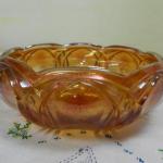 Glass Bowl - iridescent glass - 1930 Glass Bowl - iridescent glass - 1930