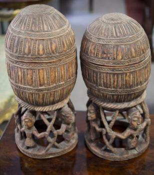 Two Salt cellars Two Salt cellars
