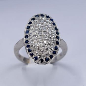 Ladies' Gold Ring - gold, brilliant cut diamond - 2000 Ladies' Gold Ring - gold, brilliant cut diamond - 2000