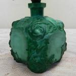 Flacon - Malachite - Ingrid, Curt Schlevogt, Bohemia - 1930 Flacon - Malachite - Ingrid, Curt Schlevogt, Bohemia - 1930