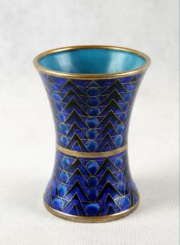 Vase - enamel, brass - 1925 Vase - enamel, brass - 1925
