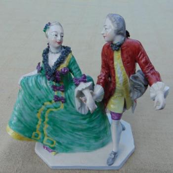Porcelain Figural Group - 1860 Porcelain Figural Group - 1860