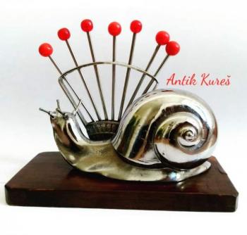 Fork - wood, chrome - 1930 Fork - wood, chrome - 1930