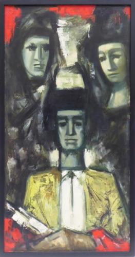 Painting - canvas - Antonín Marek Machourek - 1960 Painting - canvas - Antonín Marek Machourek - 1960