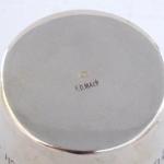 Silver tumbler with laurel wreath Silver tumbler with laurel wreath