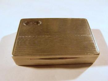 Silver Tobacco Box - silver - 1930 Silver Tobacco Box - silver - 1930