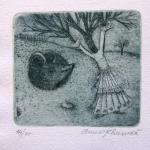 Anna Khunova - Bee, Mouse, Ex libris Anna Khunova - Bee, Mouse, Ex libris