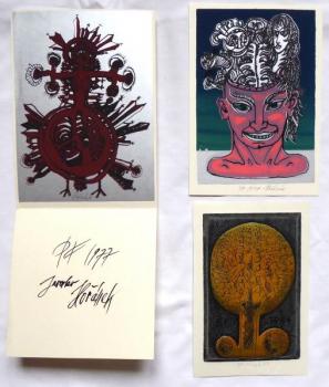 Jaroslav Horanek-PF 1977, PF 1979, Tree with birds Jaroslav Horanek-PF 1977, PF 1979, Tree with birds