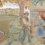 Aquarelle - paper - Marie Vejvodová Vořechová - 1940 Aquarelle - paper - Marie Vejvodová Vořechová - 1940