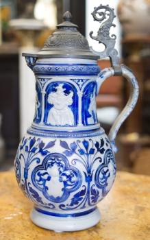 Beer Mug - tin, ceramics Beer Mug - tin, ceramics