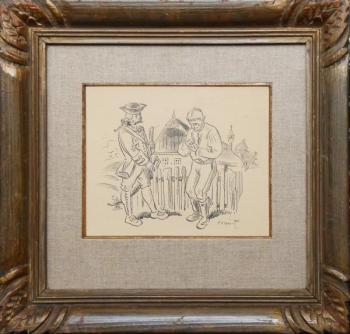 Drawing - paper - Jaroslav Vojna - 1940 Drawing - paper - Jaroslav Vojna - 1940