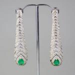 Earrings - gold, diamond - 1990 Earrings - gold, diamond - 1990