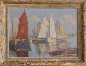 Sailing Ship - Špitník - 1930 Sailing Ship - Špitník - 1930