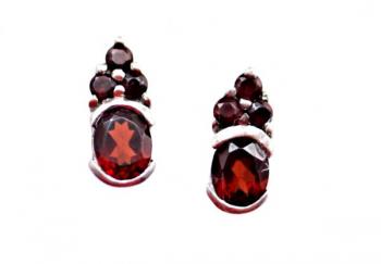 Silver Earrings - silver - 1950 Silver Earrings - silver - 1950