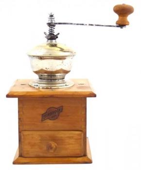 Coffee grinder - wood, metal - 1930 Coffee grinder - wood, metal - 1930