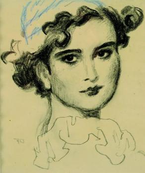 A portrait of a female A portrait of a female