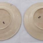 Two plates with flowers - Nowotny, Altrohlau Two plates with flowers - Nowotny, Altrohlau