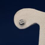 Au 750/1000/ 2,00 g, brilliant cut diamonds 2 x 0,10 ct Au 750/1000/ 2,00 g, brilliant cut diamonds 2 x 0,10 ct