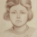 Portrait of a Girl - Prague 1931 Portrait of a Girl - Prague 1931