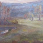 Josef Hlavacek - Autumn landscape with hills Josef Hlavacek - Autumn landscape with hills
