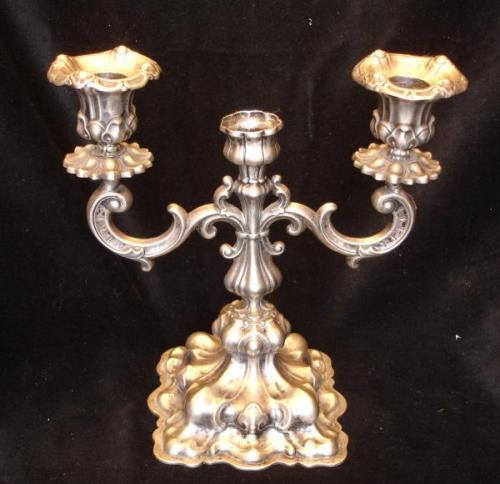 Silver candlestick Silver candlestick