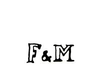 Porcelain mark F&M (Fischer & Mieg), Pirkenhammer (Brezova) 1810-1846 Porcelain mark F&M (Fischer & Mieg), Pirkenhammer (Brezova) 1810-1846