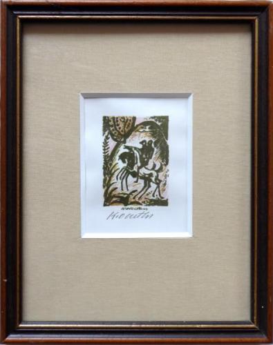 Karel Oberthor - Riders on horses Karel Oberthor - Riders on horses