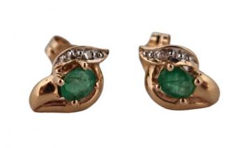 Gold Earrings - 1980 Gold Earrings - 1980