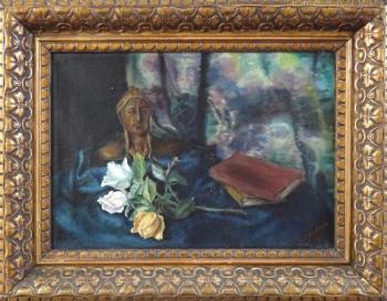 Z.Sobotova - Still life with a bust of Dante Z.Sobotova - Still life with a bust of Dante
