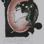 Vladimir Suchanek - Head of a girl in profile Vladimir Suchanek - Head of a girl in profile