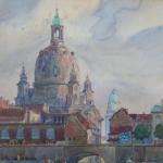 View of Dresden with the Frauenkirche View of Dresden with the Frauenkirche