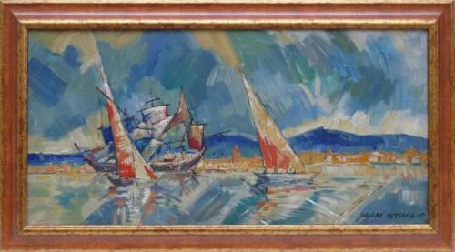 Painting - canvas - Václav Vytlačil  - 1969 Painting - canvas - Václav Vytlačil  - 1969