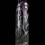 Vase - facet glass, amethyst glass - Ludwig Moser - 1915 Vase - facet glass, amethyst glass - Ludwig Moser - 1915