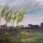 Rolin Viktor - Landscape before the storm with a c Rolin Viktor - Landscape before the storm with a c