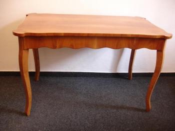 Dining Table - cherry veneer, French polish - 1850 Dining Table - cherry veneer, French polish - 1850