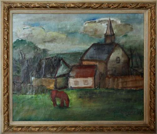 Village - Georges Goldkorn - 1960 Village - Georges Goldkorn - 1960