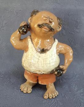 Ceramic Figurine - Man - 1990 Ceramic Figurine - Man - 1990