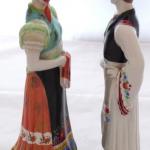 Young man and girl in Hungarian costume - Hollohaz Young man and girl in Hungarian costume - Hollohaz