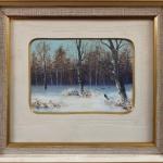 Winter in deciduous forest - Central Europe 1880 - Winter in deciduous forest - Central Europe 1880 -