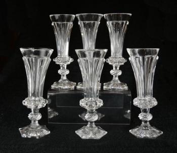 Small Glasses - cut glass - 1860 Small Glasses - cut glass - 1860