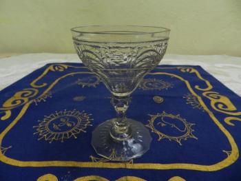 Stemmed Glass - glass, clear glass - 1750 Stemmed Glass - glass, clear glass - 1750