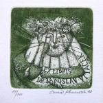 Anna Khunova - Bee, Mouse, Ex libris Anna Khunova - Bee, Mouse, Ex libris
