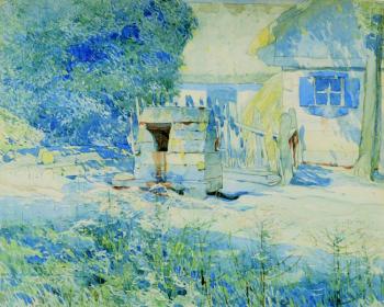 A yard in front of cottage A yard in front of cottage