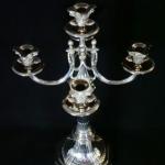 Silver Candelabra - silver - Gebrüder Deyhle, Schwäbisch Gmünd, Nìmecko - 1880 Silver Candelabra - silver - Gebrüder Deyhle, Schwäbisch Gmünd, Nìmecko - 1880